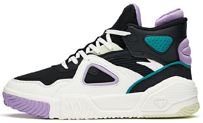 (Women) Anta High-Top Sneakers 'Black White Purple' 122148088-3 Buy (Women) Anta High-Top Sneakers 'Black White Purple' 122148088-3