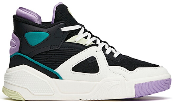 (Women) Anta High-Top Sneakers 'Black White Purple' 122148088-3 Order (Women) Anta High-Top Sneakers 'Black White Purple' 122148088-3