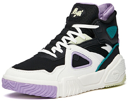 (Women) Anta High-Top Sneakers 'Black White Purple' 122148088-3 Lookbook (Women) Anta High-Top Sneakers 'Black White Purple' 122148088-3
