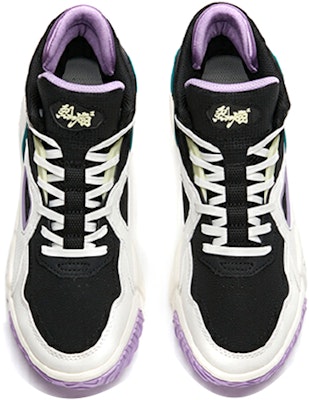 (Women) Anta High-Top Sneakers 'Black White Purple' 122148088-3 Shop (Women) Anta High-Top Sneakers 'Black White Purple' 122148088-3