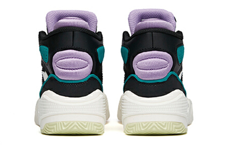 Purchase (W) Anta Sepatu High-Top 'Hitam Putih Ungu' 122148088-3