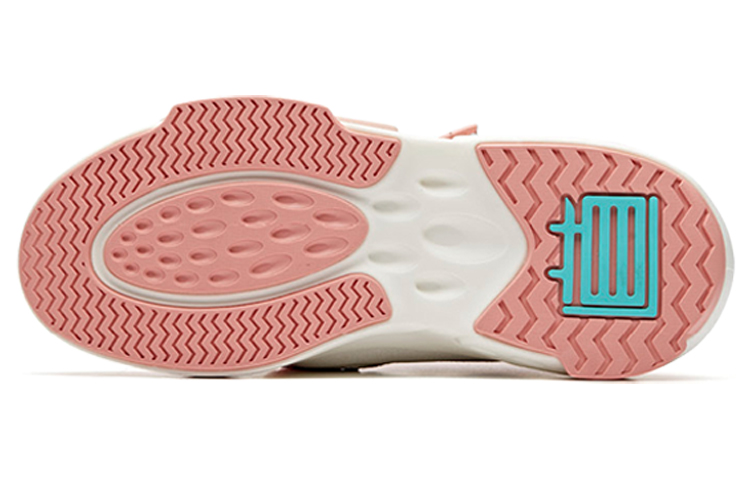 (W) Anta High-Top Sneakers 'Light Nude Pink' 圖 6