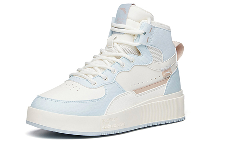 Lookbook (W) Anta Kasut Sneakers Tinggi 'Putih Biru' 922138011-7