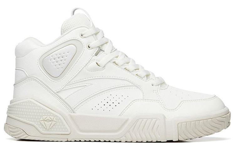 Order (W) 안타 하이탑 화이트 그레이 '편안함 추구' (Anta Hightop White Grey 'Pyeonanham Chugu') 122238090R-1