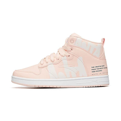 (W) Anta High-Top 'Baby Pink'