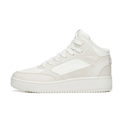 (W) Anta High Top Skateboarding Shoes 'Grey White'