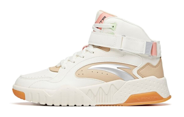 (W) Anta High-Top 'Oatmeal Grey-White'