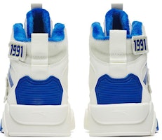 安踏 防滑耐磨 高筒 滑板鞋 女款 白藍色 加絨 Shop 安踏 防滑耐磨 高筒 滑板鞋 女款 白藍色 加絨