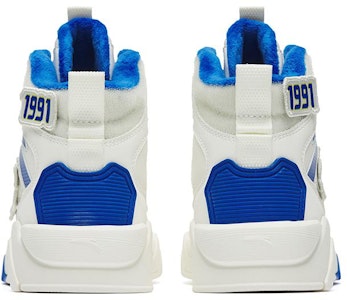 安踏 防滑耐磨 高筒 滑板鞋 女款 白藍色 加絨 Shop 安踏 防滑耐磨 高筒 滑板鞋 女款 白藍色 加絨