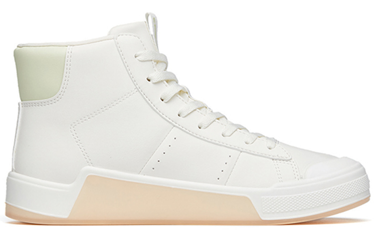 (W) Anta High-Top Casual Sneakers 'White Green' 圖 2
