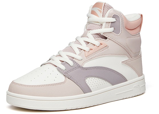 (Women) Anta High Top Skateboarding Shoes 'Pink White' 122138071-3 Order (Women) Anta High Top Skateboarding Shoes 'Pink White' 122138071-3