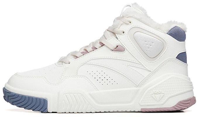(Women) Anta High-Top Skateboard Sneakers 'White Grey Flame' 122248990R-1 Buy (Women) Anta High-Top Skateboard Sneakers 'White Grey Flame' 122248990R-1