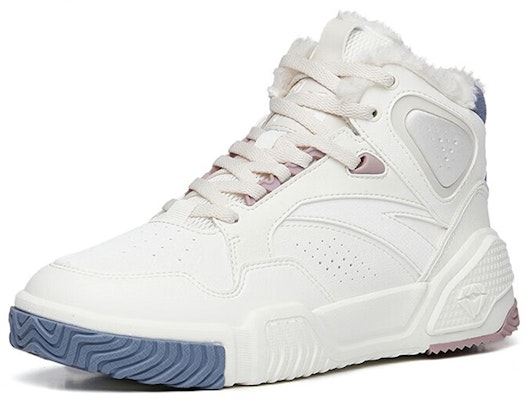 (Women) Anta High-Top Skateboard Sneakers 'White Grey Flame' 122248990R-1 Lookbook (Women) Anta High-Top Skateboard Sneakers 'White Grey Flame' 122248990R-1