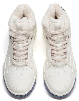 (Women) Anta High-Top Skateboard Sneakers 'White Grey Flame' 122248990R-1 Shop (Women) Anta High-Top Skateboard Sneakers 'White Grey Flame' 122248990R-1
