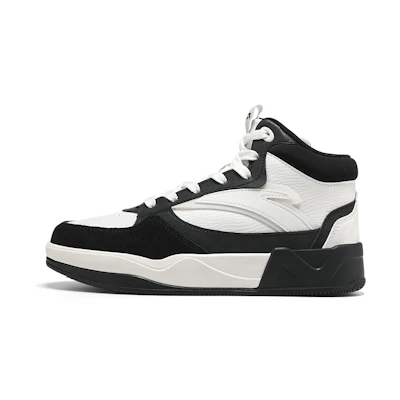 (W) Anta High Top Skateboarding Shoes 'Black White'