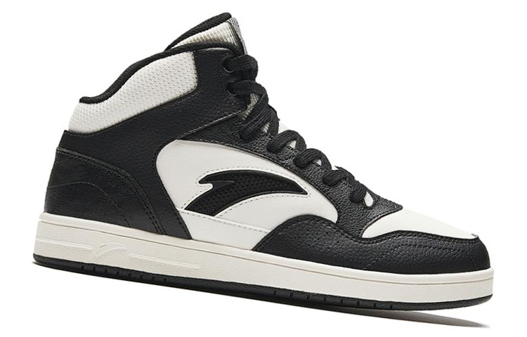 Order (W) Anta Sepatu Skateboarding Tinggi 'Hitam Putih' 922348087-4