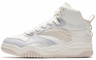 (Women) Anta High Top Skateboarding Shoes 'White Beige Blue' 922348903-1 (Women) Anta High Top Skateboarding Shoes 'White Beige Blue' 922348903-1