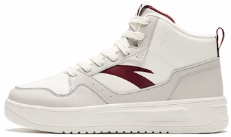 (Women) Anta High Top 'White Burgundy' 922348002Q-3 (Women) Anta High Top 'White Burgundy' 922348002Q-3