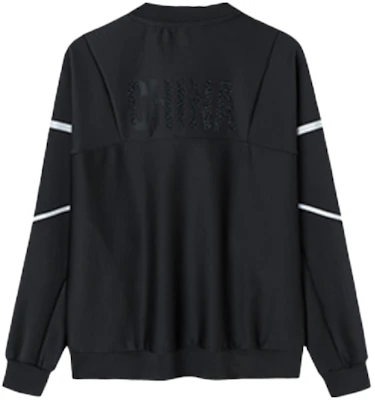 (W) 安踏 Highlight 系列黑色套頭圓領運動衫 162210728-1 Lookbook (W) 安踏 Highlight 系列黑色套頭圓領運動衫 162210728-1