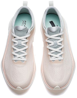 安踏 氢跑四代 氢科技 防滑減震耐磨 低幫 跑步鞋 女款 粉綠 Lookbook 安踏 氢跑四代 氢科技 防滑減震耐磨 低幫 跑步鞋 女款 粉綠