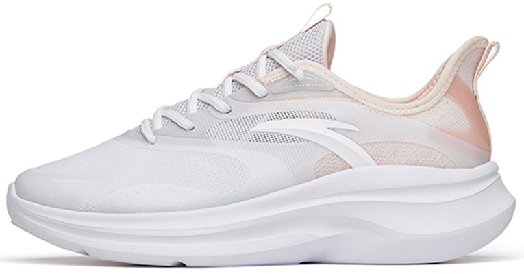 Anta安踏 葉子2.0 防滑耐磨 低筒 跑步鞋 女款 白灰粉 Buy Anta安踏 葉子2.0 防滑耐磨 低筒 跑步鞋 女款 白灰粉