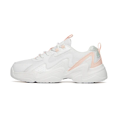 (W) Anta Life Collection Dad Shoes 'White Pink Grey'