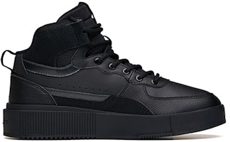 Anta安踏 生活系列 耐磨防滑 高筒 滑板鞋 女款 黑色 Order Anta安踏 生活系列 耐磨防滑 高筒 滑板鞋 女款 黑色