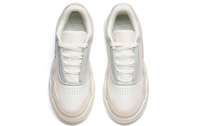 (W) Anta Life Collection Platform 'White Beige Grey' 圖 4