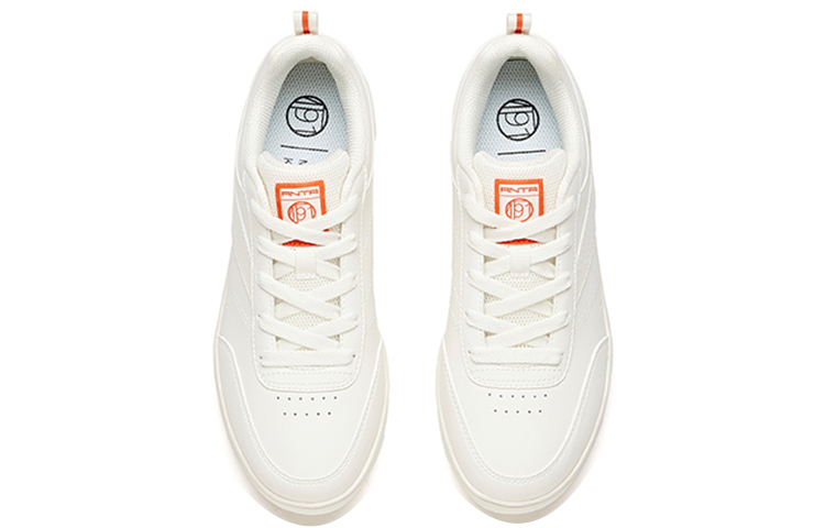 Shop (Women) Anta Life Collection Skateboarding Shoes 'Ivory White with Orange' 922048015-4