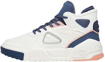 (Women) Anta Life High-Top Casual Sneakers 'White Blue Velour' 122148902-6 (Women) Anta Life High-Top Casual Sneakers 'White Blue Velour' 122148902-6