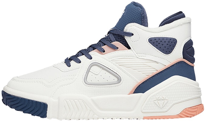 (Women) Anta Life High-Top Casual Sneakers 'White Blue Velour' 122148902-6 Buy (Women) Anta Life High-Top Casual Sneakers 'White Blue Velour' 122148902-6