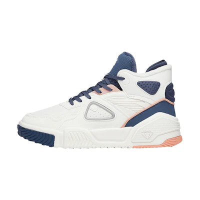 (W) Anta Life High-Top Casual Sneakers 'White Blue Velour'