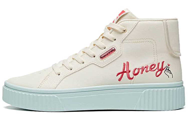 (Women) Anta High Top Canvas Shoes 'Honey' 122018065-2
