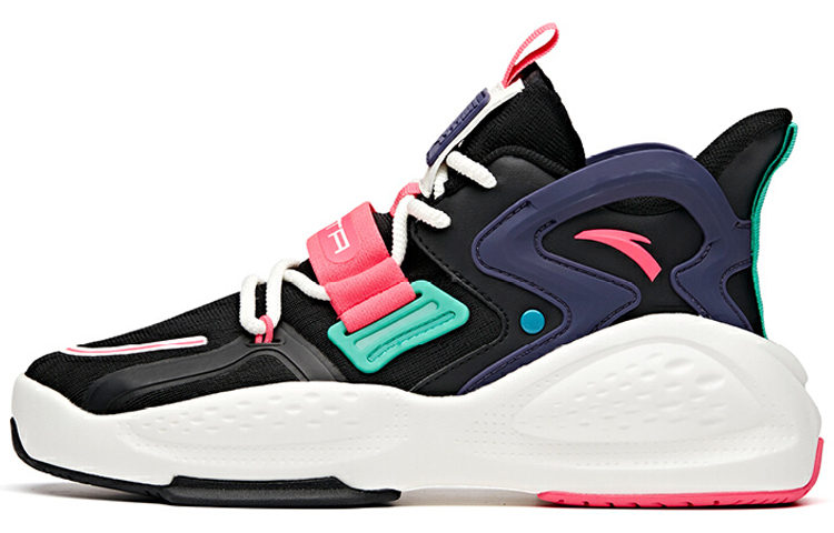 (W) Anta Life Life Series Sneakers 'Black Pink'