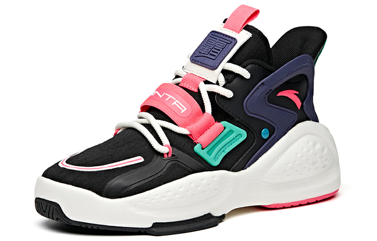 (W) Anta Life Life Series Sneakers 'Black Pink' 圖 2