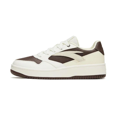 (W) Anta Life Series 0 'White Brown' Low Top Sneakers
