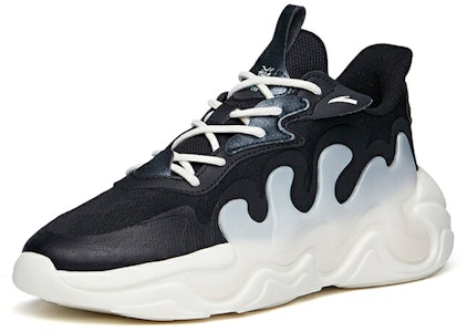 Anta安踏 生活系列 潮拜2.0 透氣減震防滑 低筒休閒老爸鞋 女款 黑白 網面 Order Anta安踏 生活系列 潮拜2.0 透氣減震防滑 低筒休閒老爸鞋 女款 黑白 網面