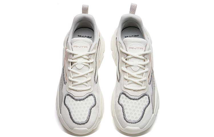 Lookbook Anta安踏 生活系列 舒適運動休閒鞋 女款 粉灰白