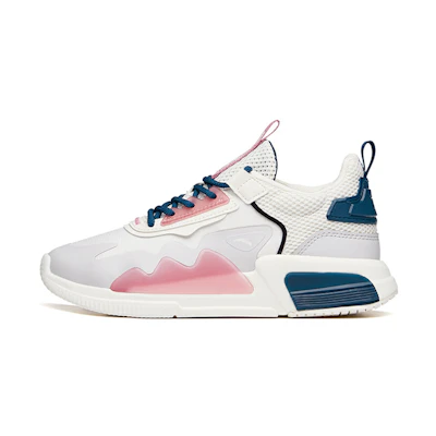 (W) Anta Life Series Sneakers 'Refuse Mediocrity White Pink Blue'