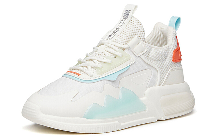 Order 安踏 生活系列 拒絕平庸 潮流低幫運動休閒鞋 女款 白藍橙拼色