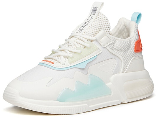(Women) Anta Life Series Sneakers 'Reject Mediocrity White Blue Orange' 122138800-4 Order (Women) Anta Life Series Sneakers 'Reject Mediocrity White Blue Orange' 122138800-4