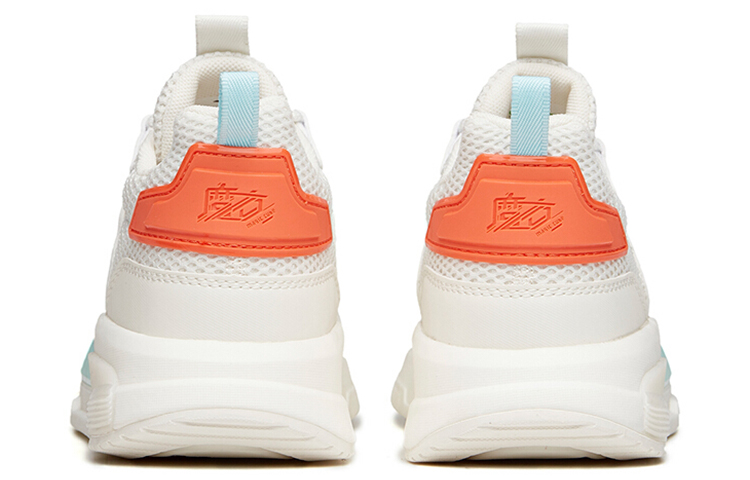 Shop 安踏 生活系列 拒絕平庸 潮流低幫運動休閒鞋 女款 白藍橙拼色