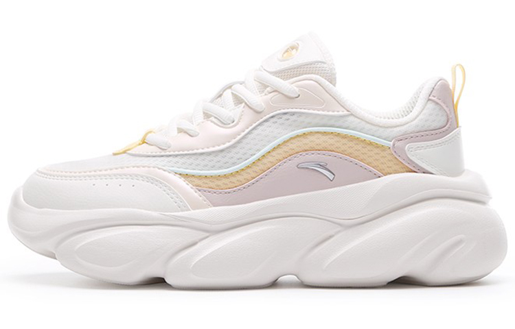 (W) Anta Life Series 'Shock-absorbing Cat Paw Dad Shoes White Grey Meow Meow'