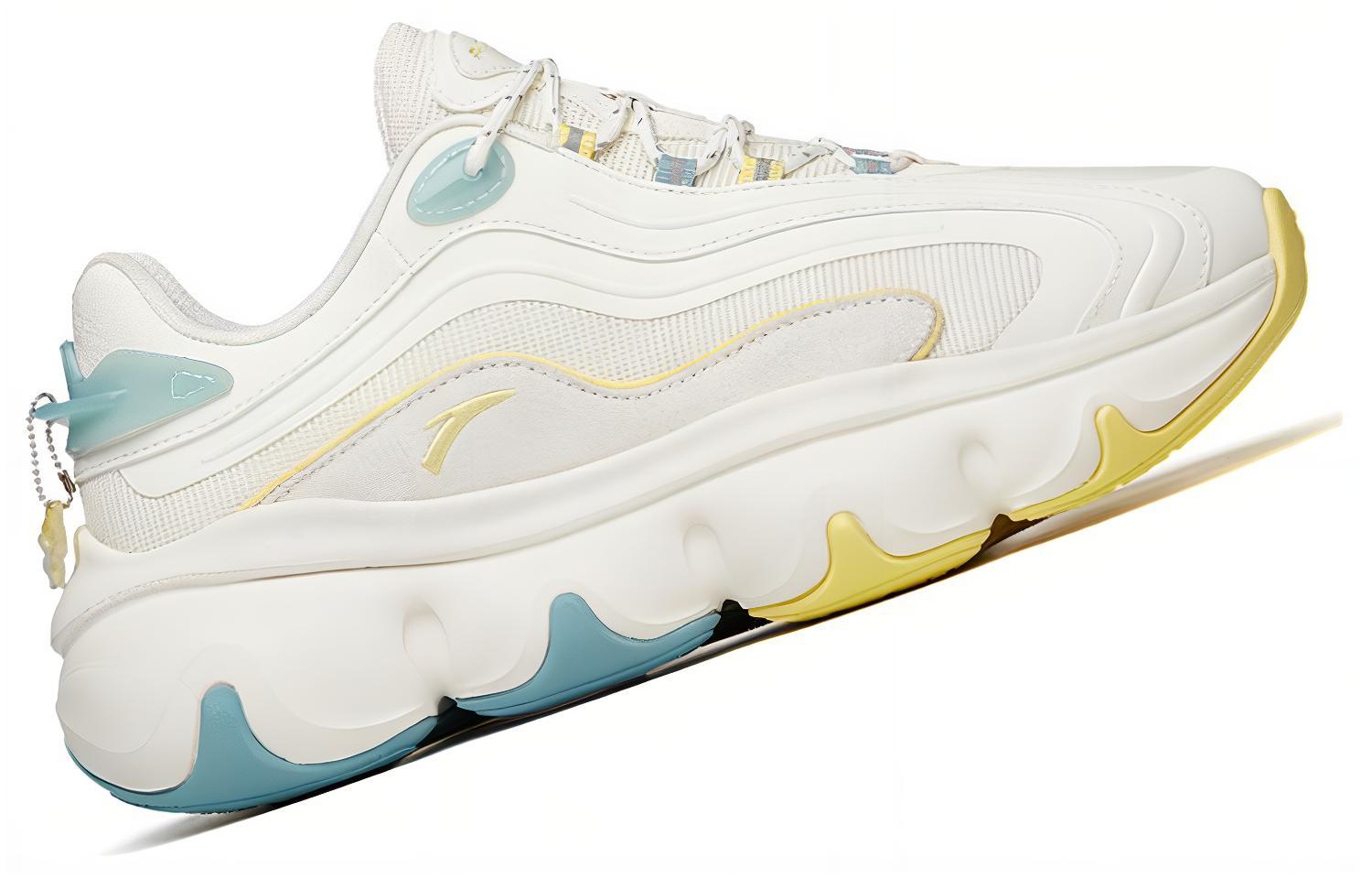 (W) Anta Life Series 'Thick Sole Versatile Dad Shoe White Yellow Blue' 圖 3