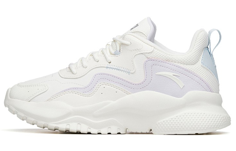 (Women) Anta Life Collection Leather 'White Lilac Blue' 122218860-5
