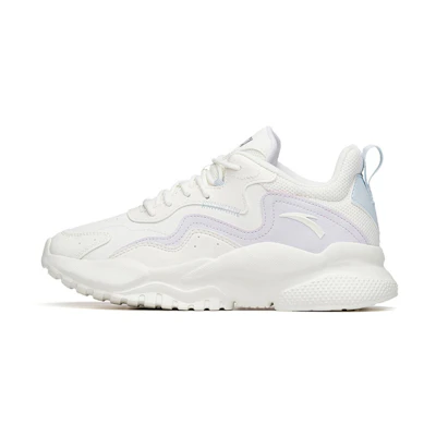 (W) Anta Life Collection Leather 'White Lilac Blue'