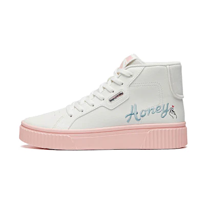 (W) Anta Life Series Canvas Sneakers 'Sakura Pink'