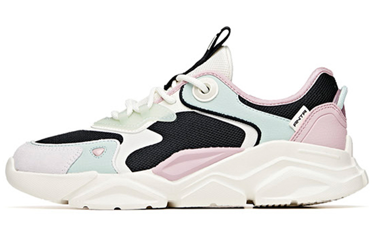 (W) Anta Life Series Casual Running Shoe 'Black Green Purple'