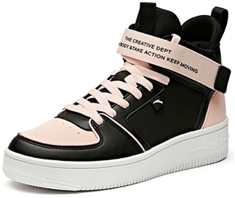 (Women) Anta Life Series High-Top 'Black Pink White' 92948061-6 Lookbook (Women) Anta Life Series High-Top 'Black Pink White' 92948061-6
