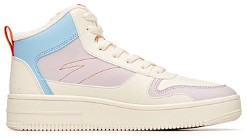 Anta安踏 生活系列 高筒 板鞋 女款 白紫 Order Anta安踏 生活系列 高筒 板鞋 女款 白紫